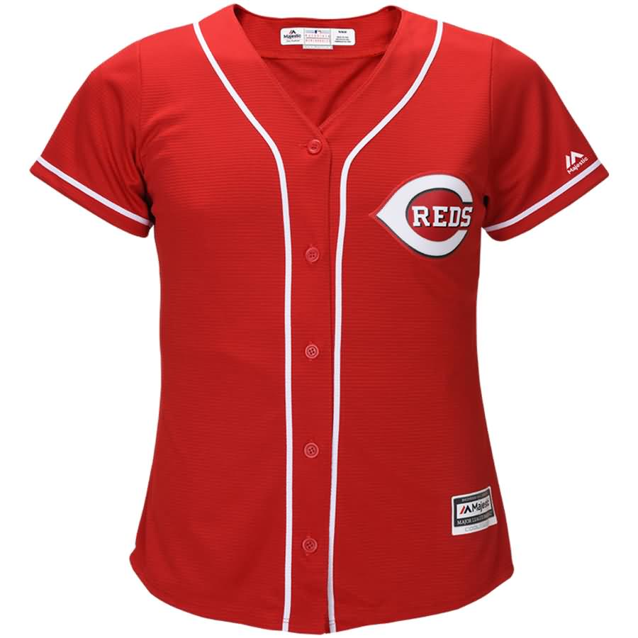 Cincinnati Reds Majestic Women's Cool Base Jersey - Scarlet