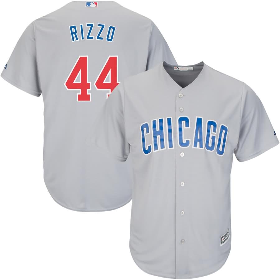 Anthony Rizzo Chicago Cubs Majestic Official Cool Base Player Jersey - Gray