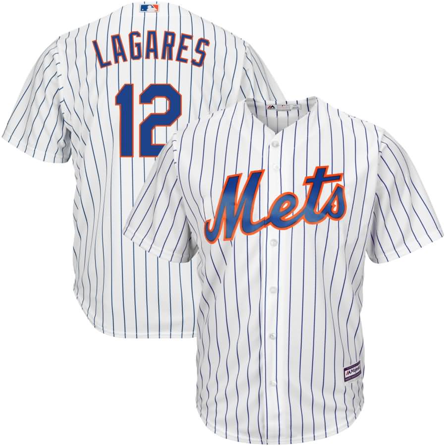 Juan Lagares New York Mets Majestic Official Cool Base Player Jersey - White