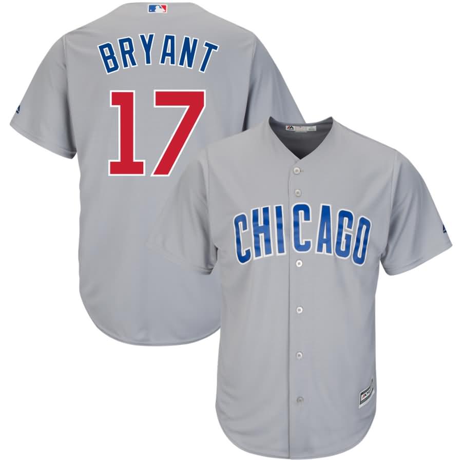 Kris Bryant Chicago Cubs Majestic Cool Base Player Jersey - Gray