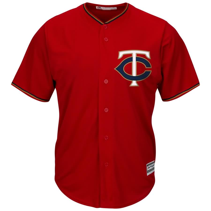 Miguel Sano Minnesota Twins Majestic Official Cool Base Player Jersey - Scarlet