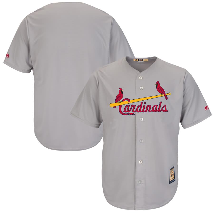 St. Louis Cardinals Majestic Cooperstown Collection Replica Cool Base Jersey - Gray