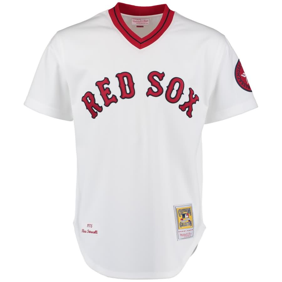 Rico Petrocelli 1975 Boston Red Sox Mitchell & Ness Authentic Throwback Jersey - White