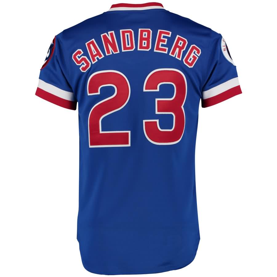 Ryne Sandberg 1984 Chicago Cubs Mitchell & Ness Throwback Authentic Jersey - Royal