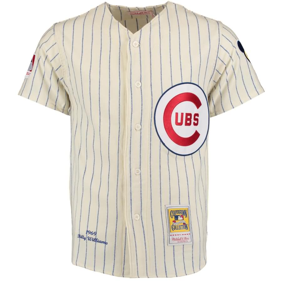 Billy Williams 1969 Chicago Cubs Mitchell & Ness Authentic Throwback Jersey - White/Royal