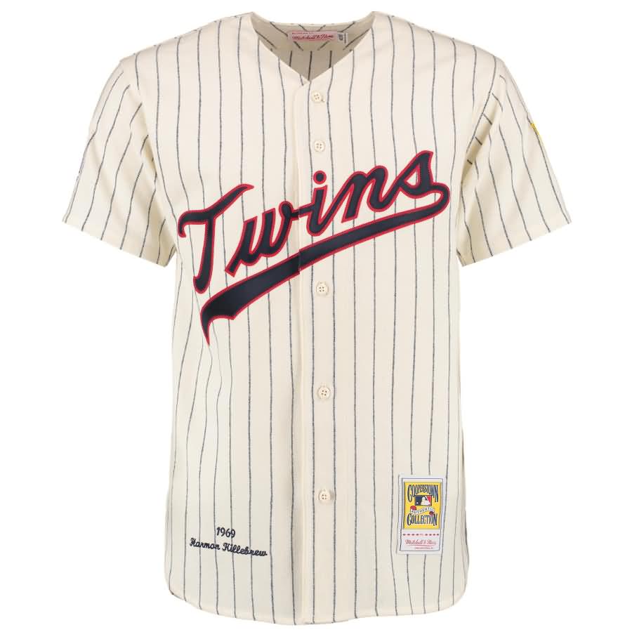 Harmon Killebrew 1969 Minnesota Twins Mitchell & Ness Authentic Throwback Jersey - Cream/Navy