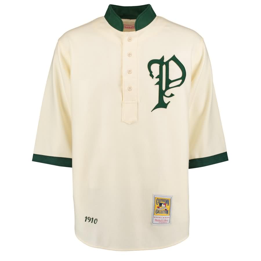 Philadelphia Phillies Mitchell & Ness 1910 Authentic Throwback Jersey - Cream