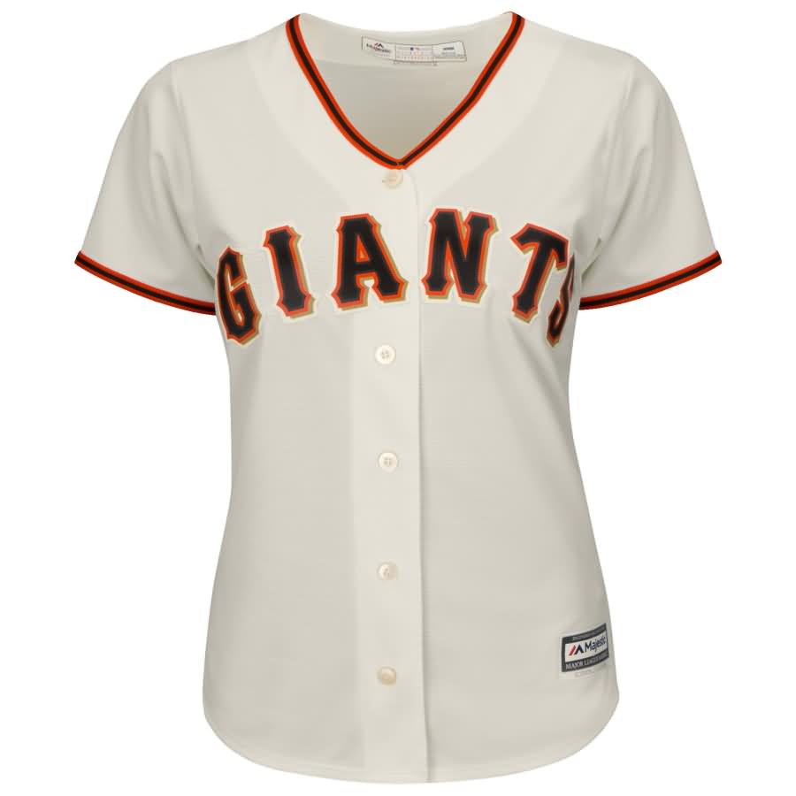 Brandon Crawford San Francisco Giants Majestic Women's Cool Base Player Jersey - Cream