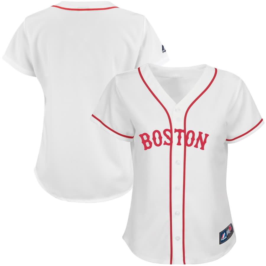 Boston Red Sox Majestic Women's Replica Jersey - White