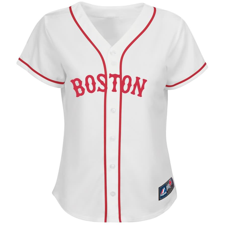 Boston Red Sox Majestic Women's Replica Jersey - White