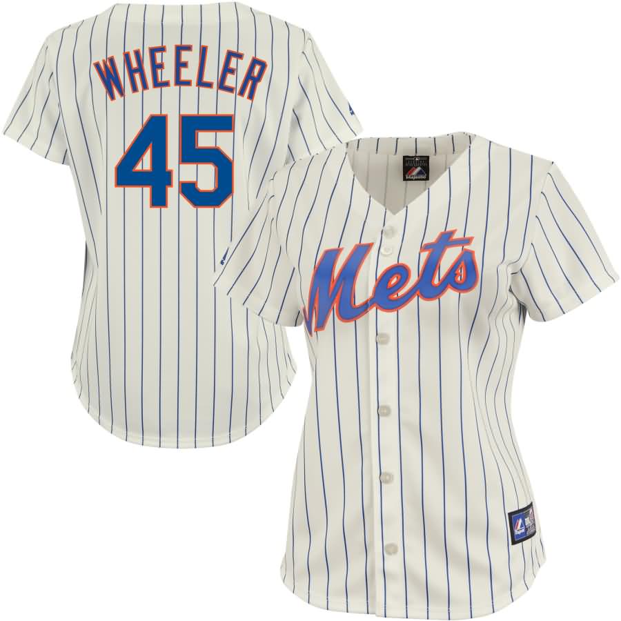 Zack Wheeler New York Mets Majestic Women's Player Replica Jersey - Tan