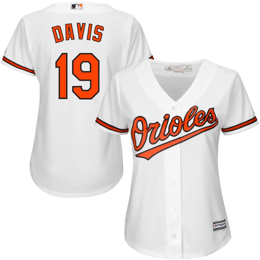 Chris Davis Baltimore Orioles Majestic Women's Cool Base Player Jersey - White