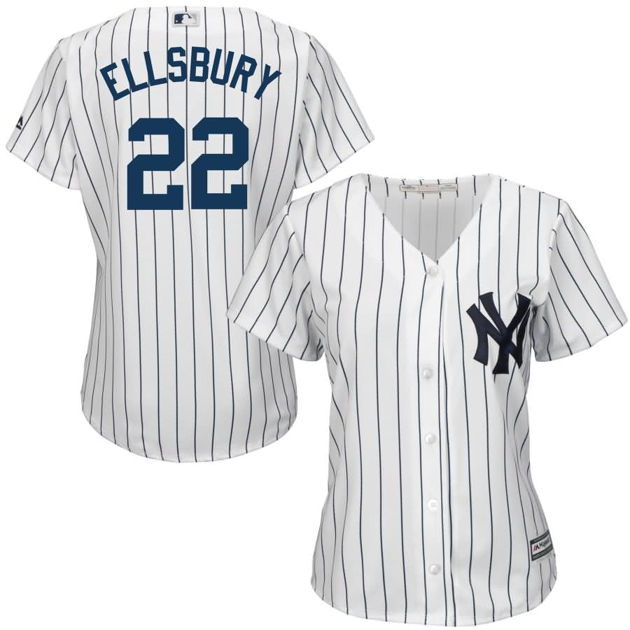 Jacoby Ellsbury New York Yankees Majestic Women's Cool Base Player Jersey - White