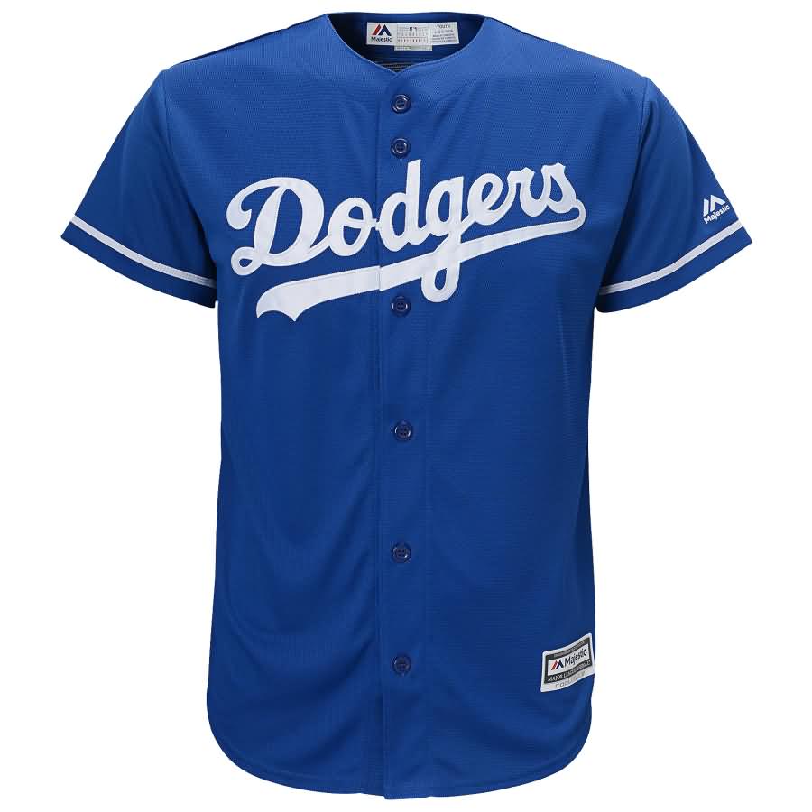 Los Angeles Dodgers Majestic Youth Official Cool Base Jersey - Royal