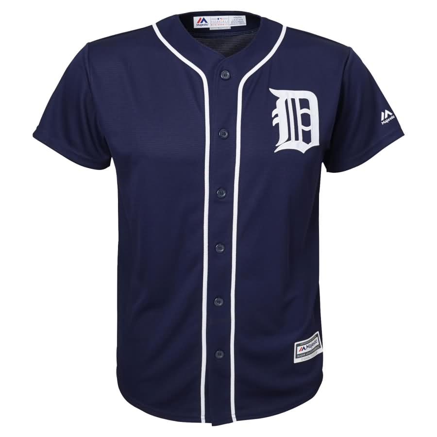 Detroit Tigers Majestic Youth Official Cool Base Jersey - Navy