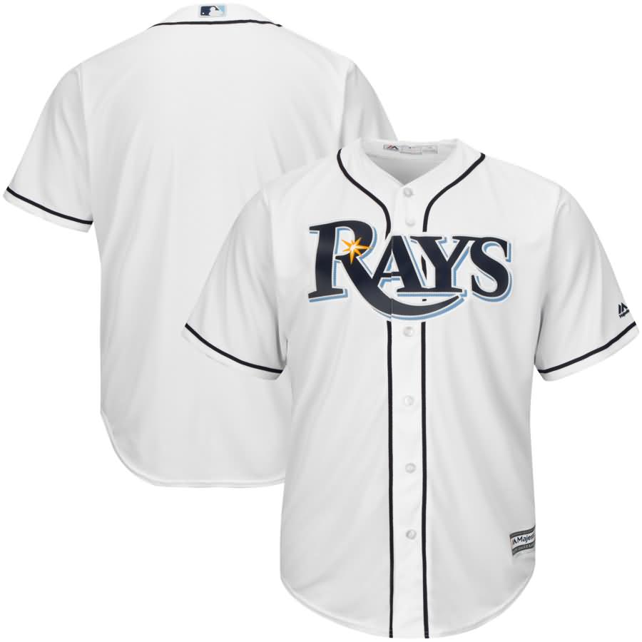 Tampa Bay Rays Majestic Youth Official Cool Base Jersey - White