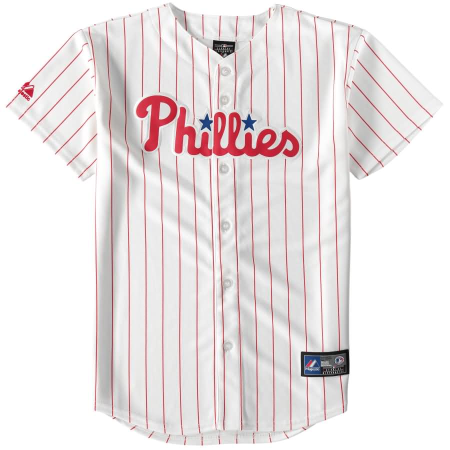 Philadelphia Phillies Majestic Youth Replica Player Jersey - White