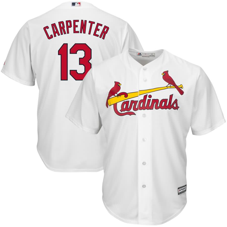 Matt Carpenter Majestic Youth Official Cool Base Player Jersey - White