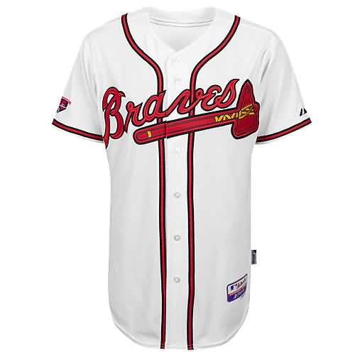 Justin Upton Atlanta Braves Majestic Hank 6300 Player Authentic Jersey - White