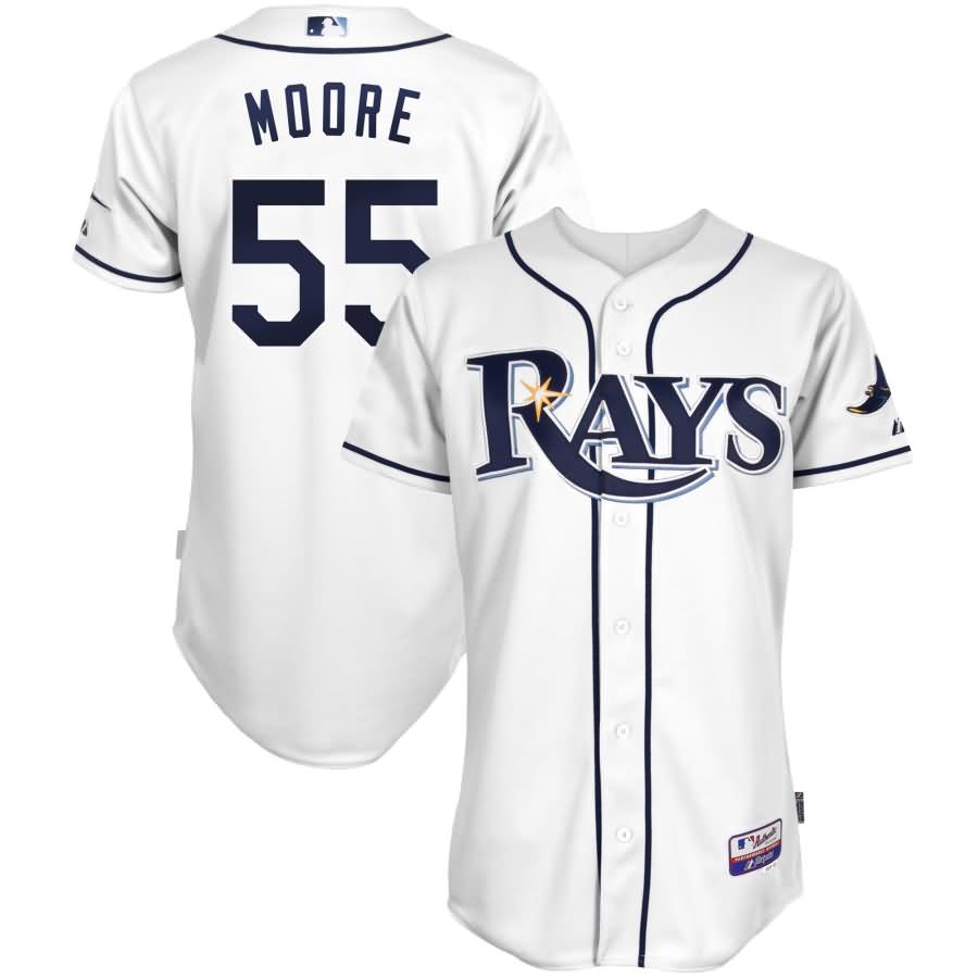 Matt Moore Tampa Bay Rays Majestic Home 6300 Player Authentic Jersey - White