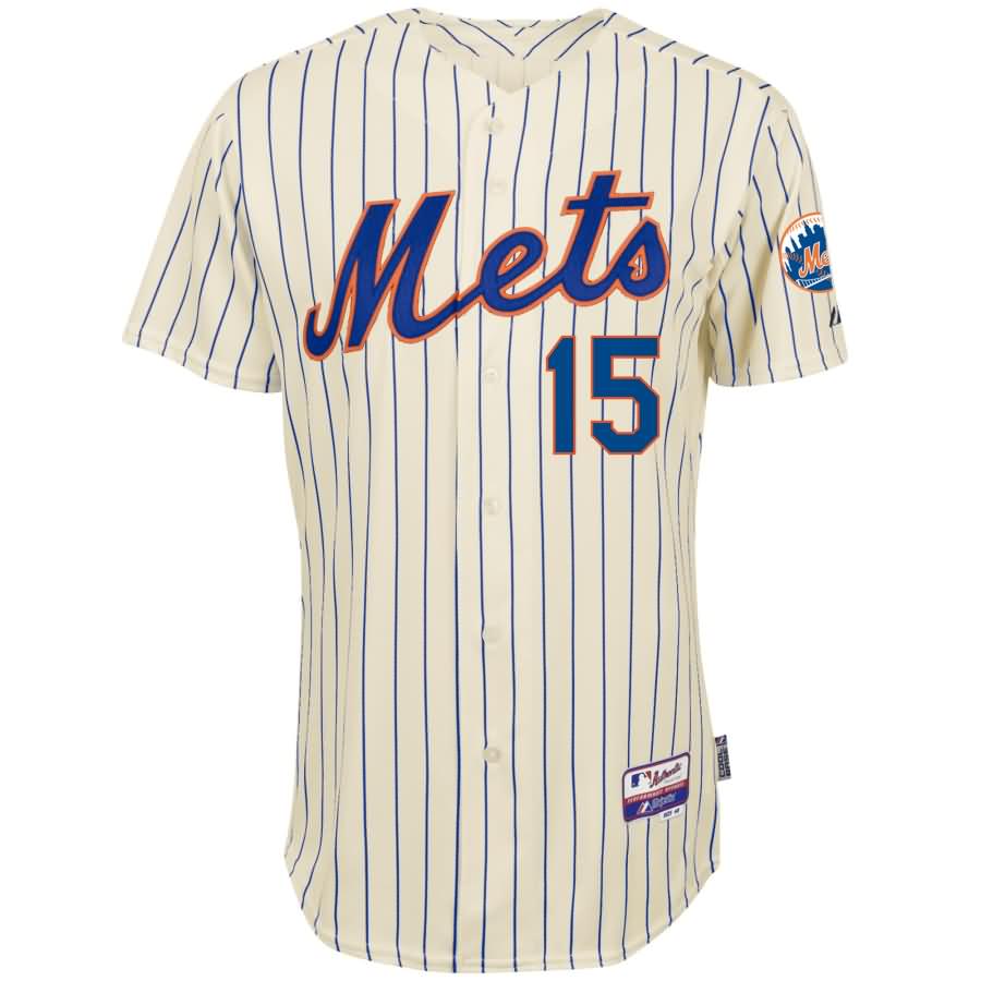 Travis D'Arnaud New York Mets Majestic Home 6300 Player Authentic Jersey - Cream