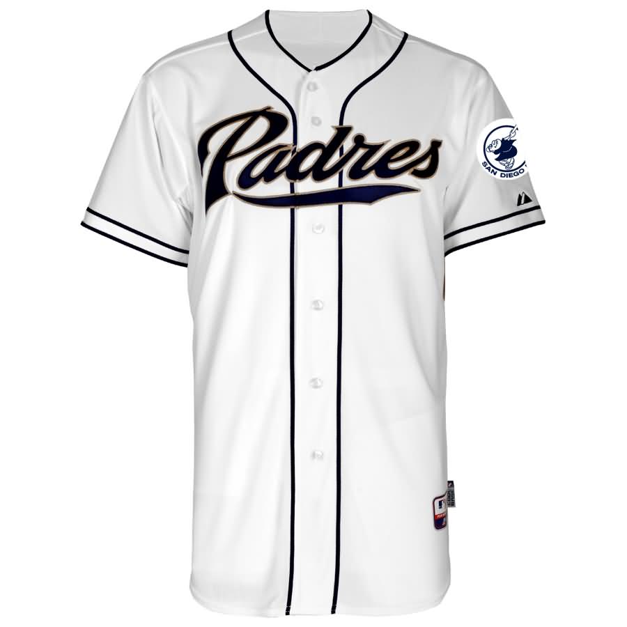 Chase Headley San Diego Padres Majestic Home 6300 Player Authentic Jersey - White