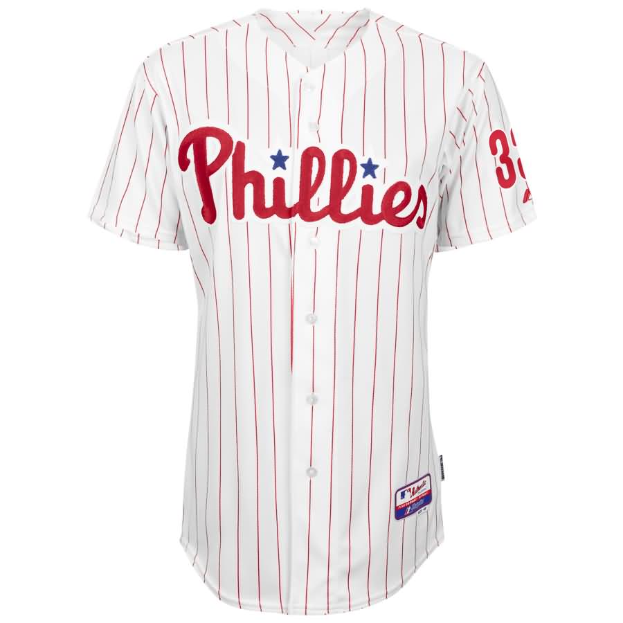 Cliff Lee Philadelphia Phillies Majestic Home 6300 Player Authentic Jersey - White