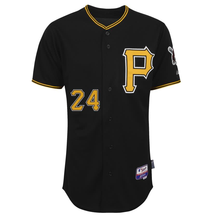 Pedro Alvarez Pittsburgh Pirates Majestic Alternate 6300 Player Authentic Jersey - Black