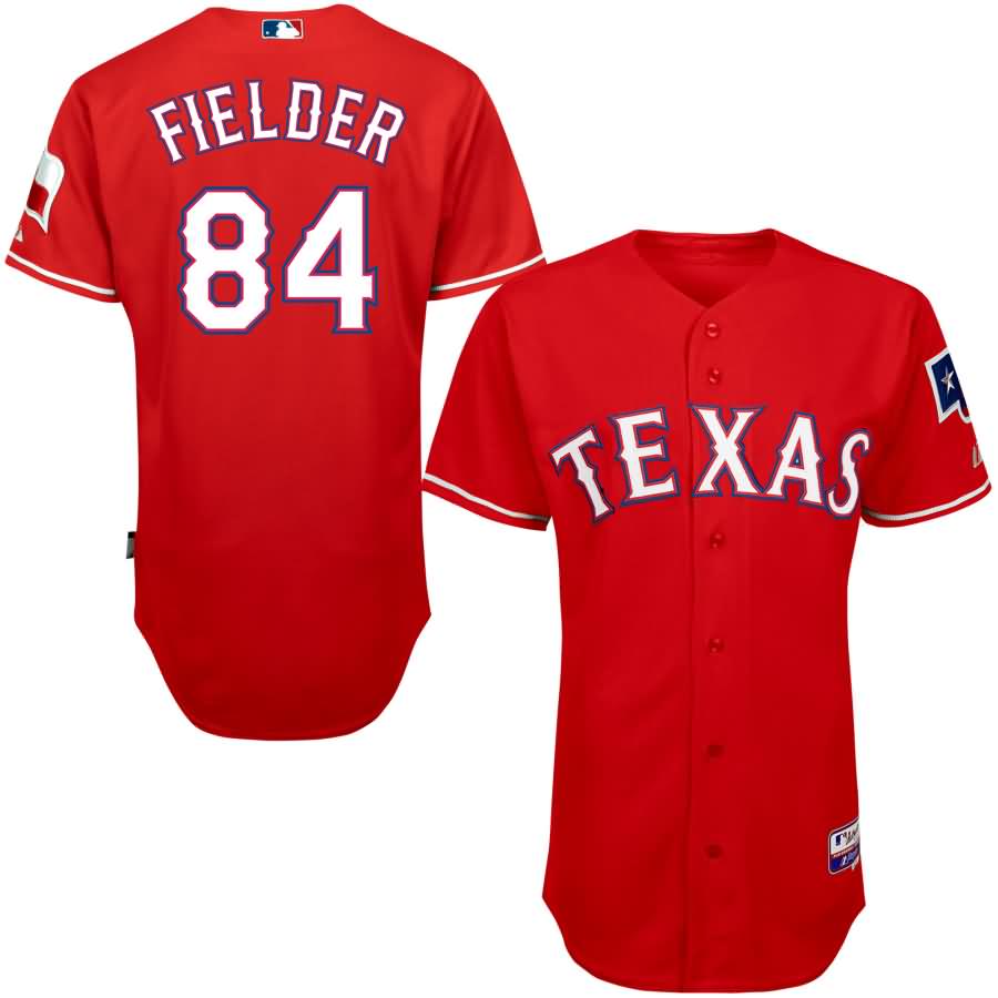 Prince Fielder Texas Rangers Majestic Alternate 6300 Player Authentic Jersey - Red