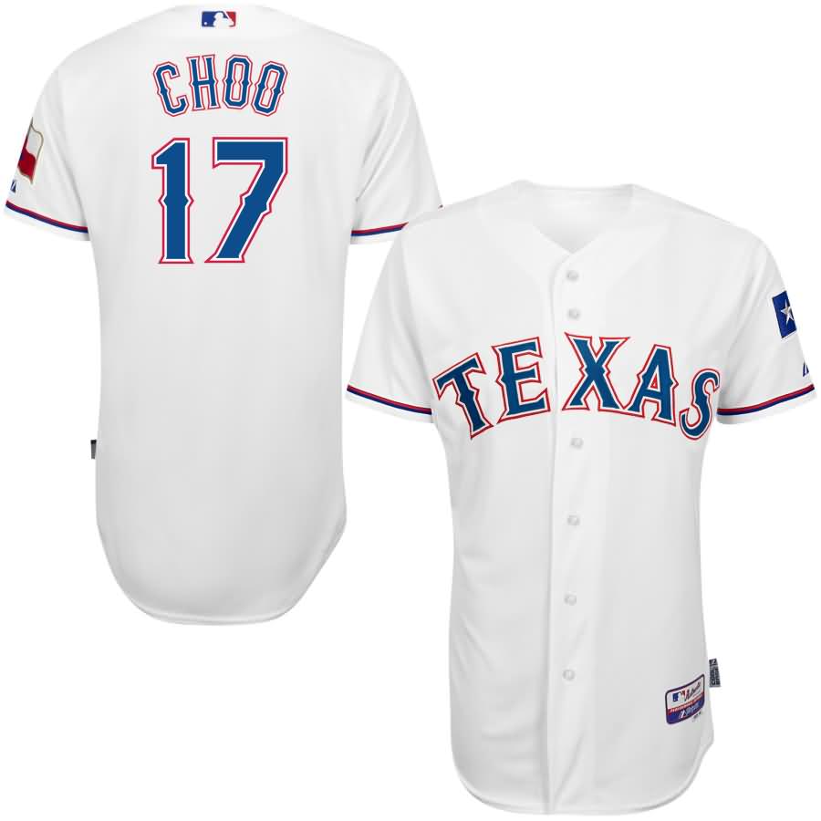 Shin Soo Choo Texas Rangers Majestic Home 6300 Player Authentic Jersey - White