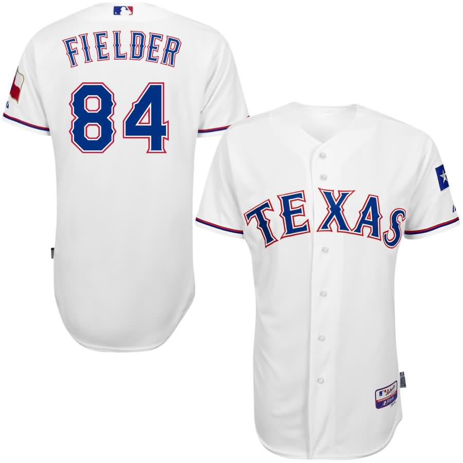 Prince Fielder Texas Rangers Majestic Home 6300 Player Authentic Jersey - White