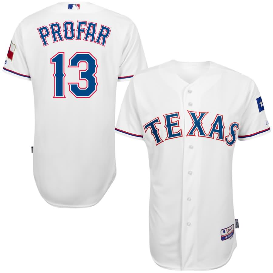 Jurickson Profar Texas Rangers Majestic Home 6300 Player Authentic Jersey - White