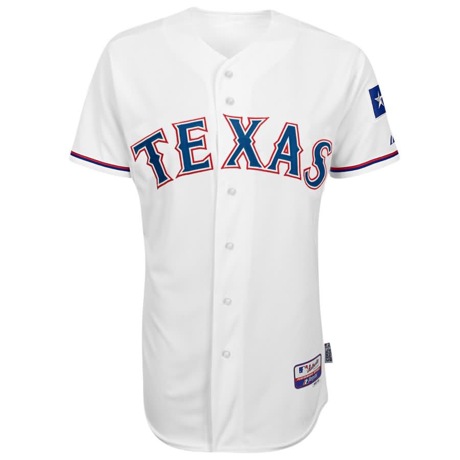 Elvis Andrus Texas Rangers Majestic Home 6300 Player Authentic Jersey - White