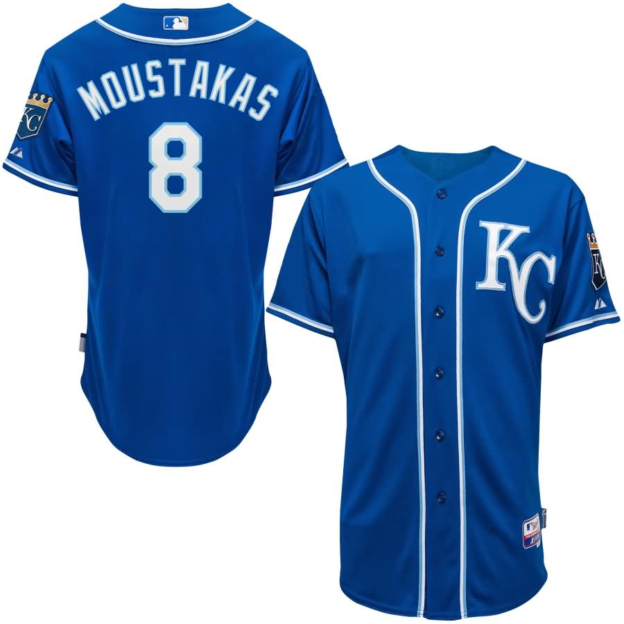 Mike Moustakas Kansas City Royals Majestic Alternate 6300 Player Authentic Jersey - Royal