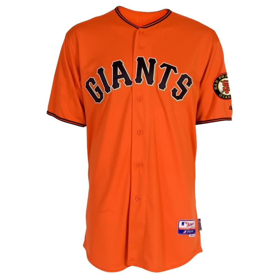 Matt Cain San Francisco Giants Majestic Alternate 6300 Player Authentic Jersey - Orange