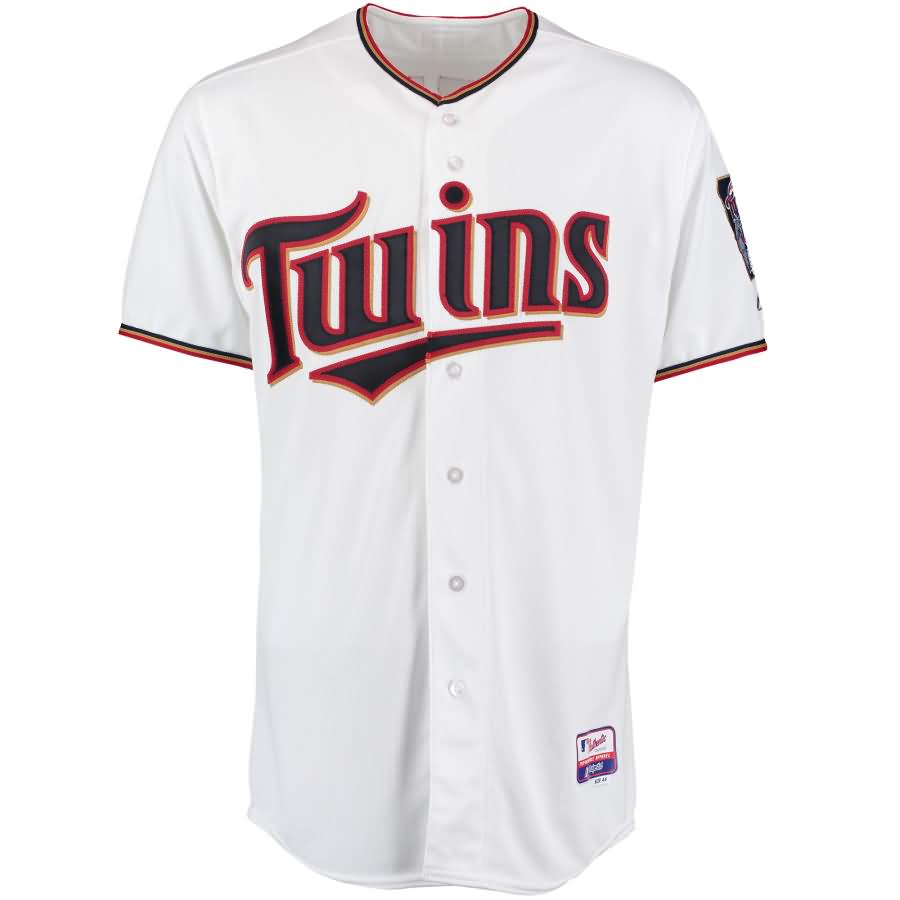 Brian Dozier Minnesota Twins Majestic Home 6300 Player Authentic Cool Base Jersey - Home White