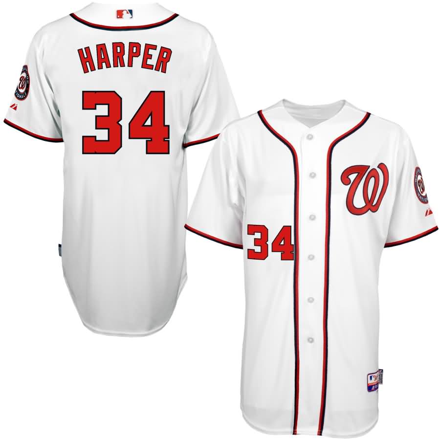 Bryce Harper Washington Nationals Majestic Home 6300 Player Authentic Jersey - White