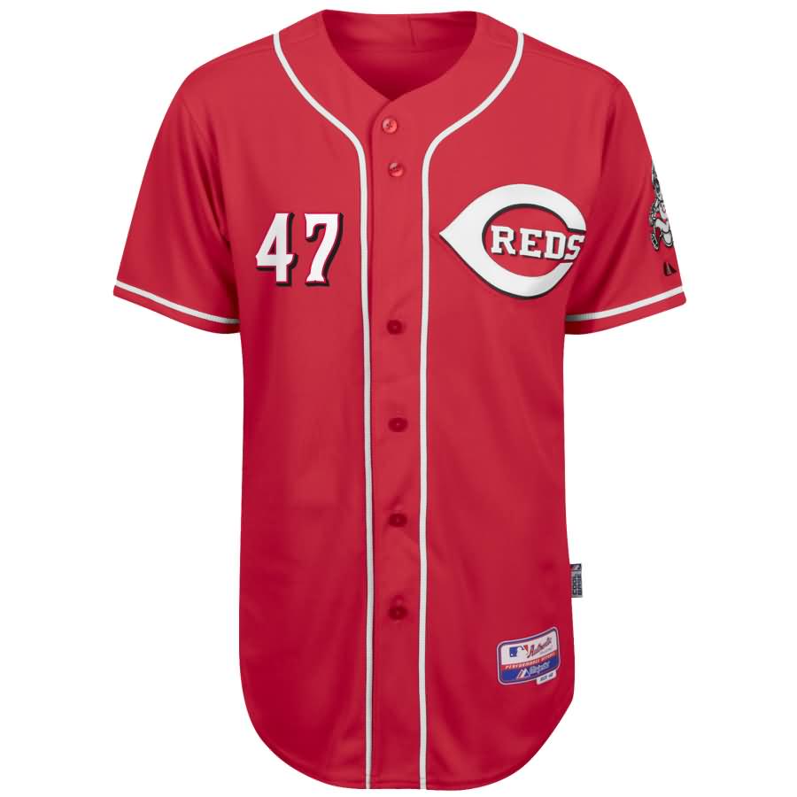 Johnny Cueto Cincinnati Reds Majestic Alternate 6300 Player Authentic Cool Base Jersey - Red