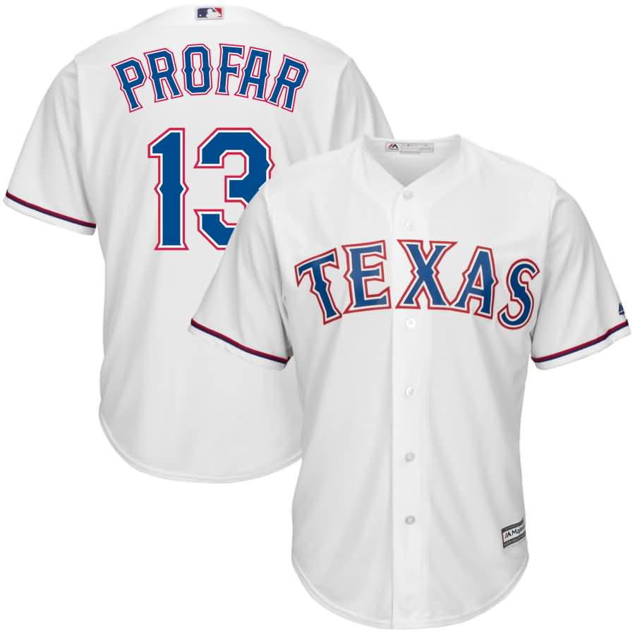 Jurickson Profar Texas Rangers Majestic Cool Base Player Jersey - White