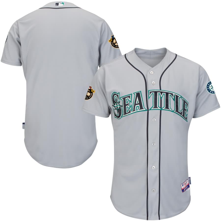 Seattle Mariners Majestic Team Authentic Jersey - Gray