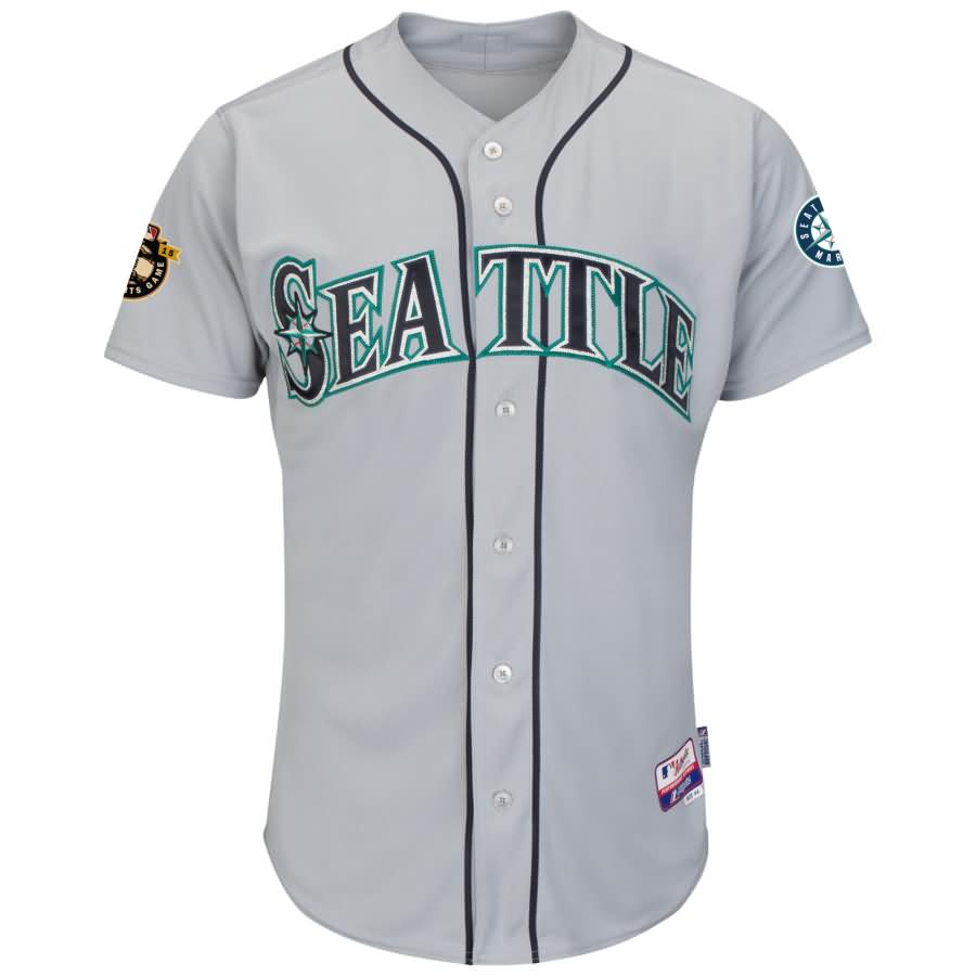 Seattle Mariners Majestic Team Authentic Jersey - Gray