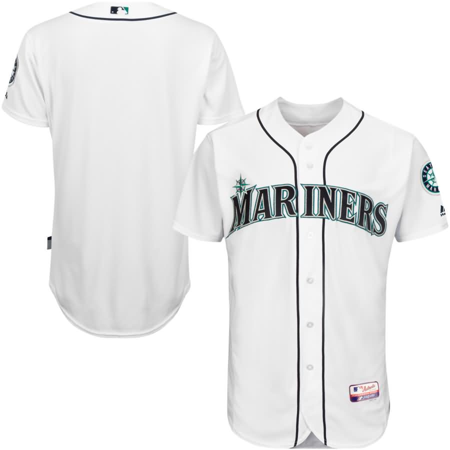 Seattle Mariners Majestic Team Authentic Jersey - White