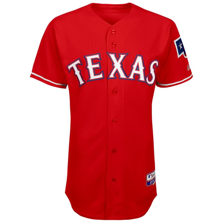 Texas Rangers Majestic Alternate Team Authentic Jersey - Red