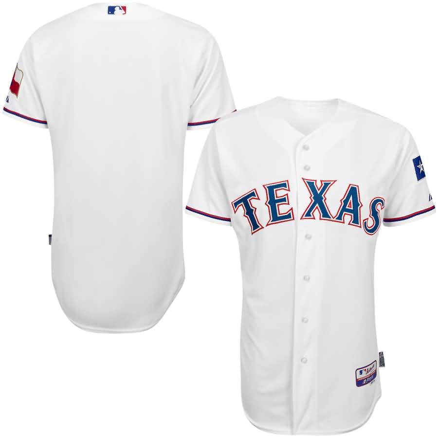 Texas Rangers Majestic Team Authentic Jersey - White