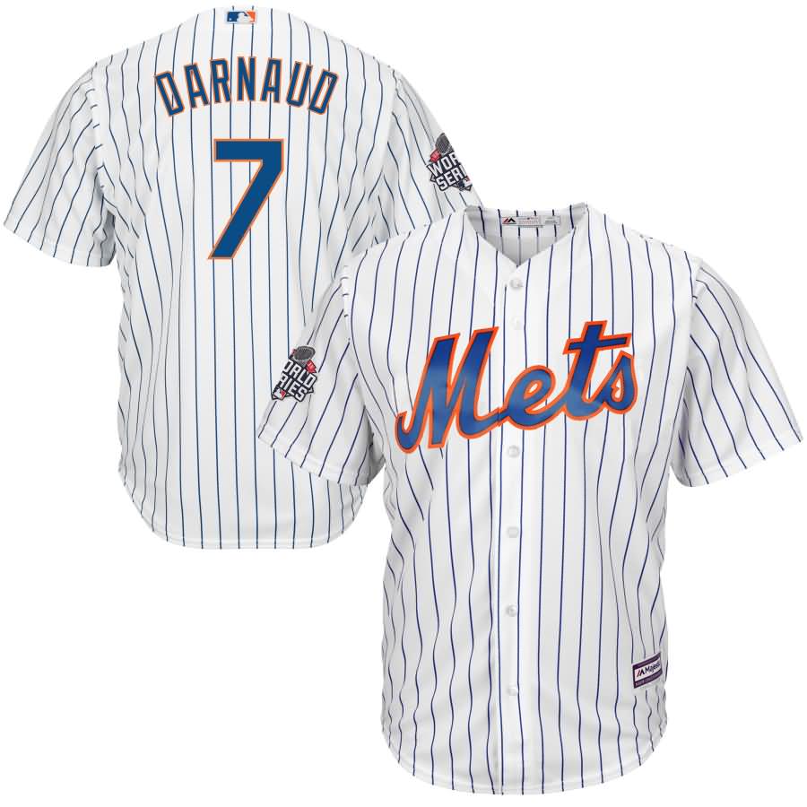 Travis d'Arnaud New York Mets Majestic 2015 World Series Bound Cool Base Jersey - White/Blue