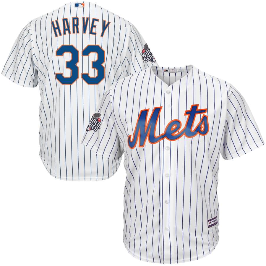 Matt Harvey New York Mets Majestic 2015 World Series Bound Cool Base Jersey - White