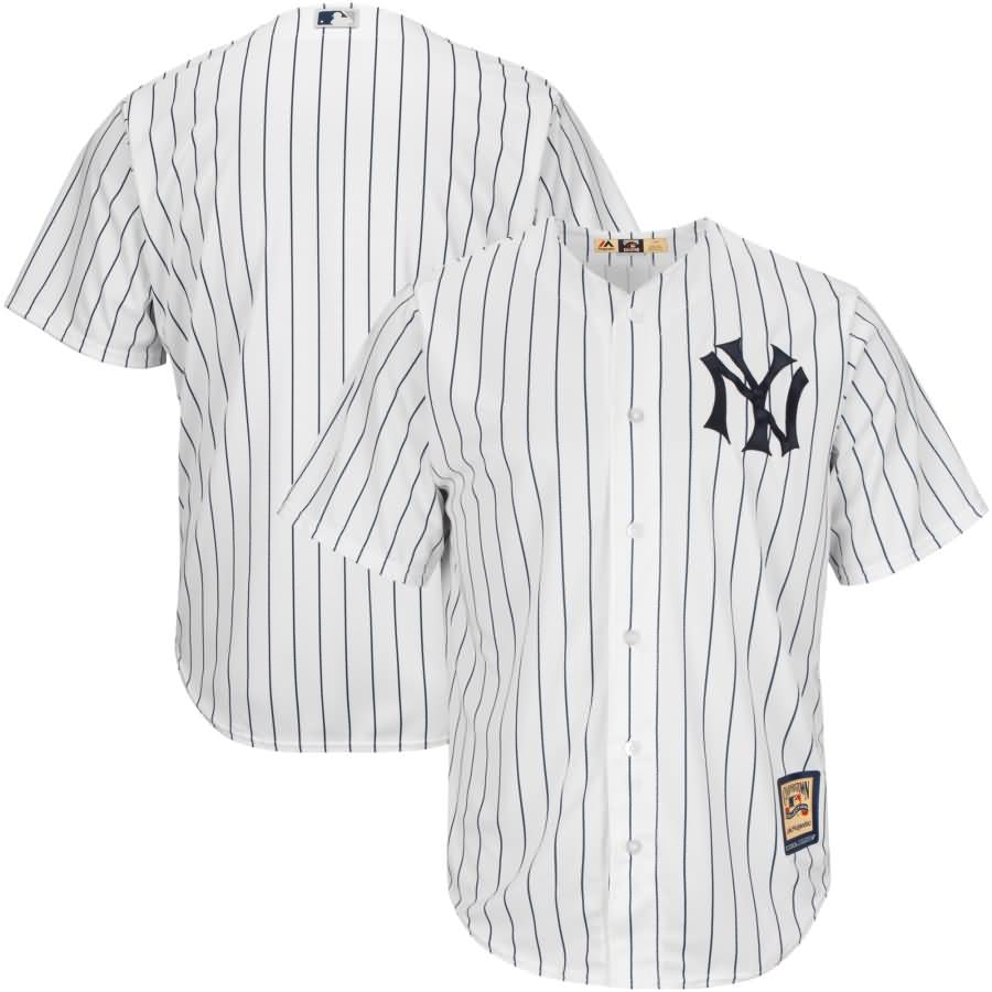 New York Yankees Majestic Cooperstown Cool Base Team Jersey - White/Navy