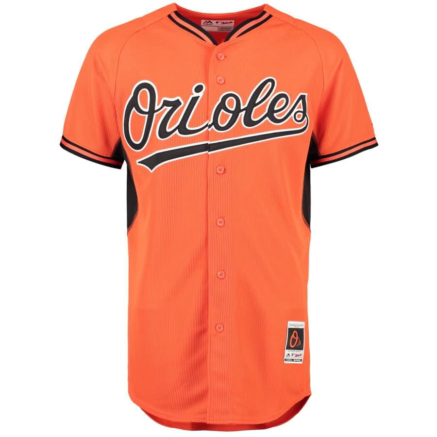 Adam Jones Baltimore Orioles Majestic 2014 On-Field BP Cool Base Performance Jersey - Orange