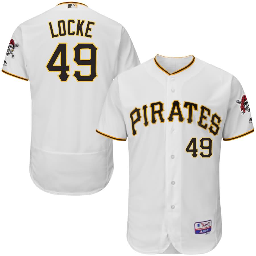 Jeff Locke Pittsburgh Pirates Majestic Player Authentic Jersey - White