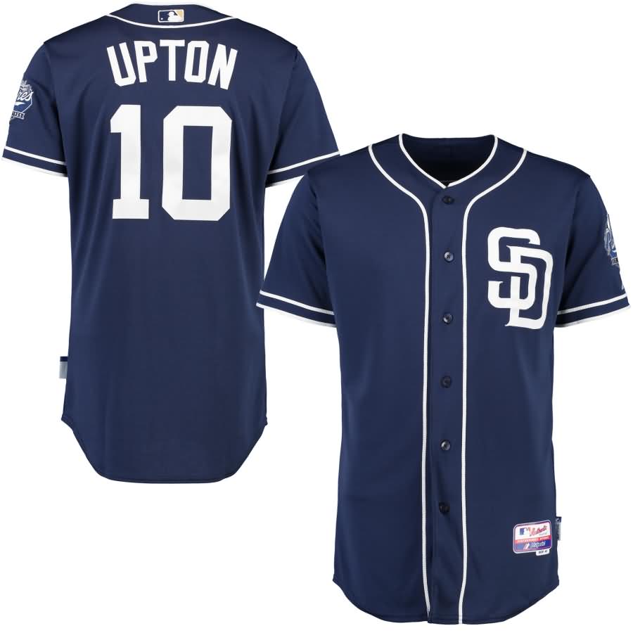 Justin Upton San Diego Padres Majestic Player Authentic Jersey - Navy